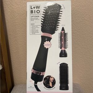 Uptown Hair Blow Dryer Brush Trio - Black and Pink